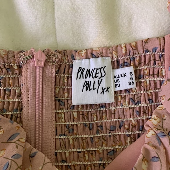 Princess Polly Naomi Pink Floral Mini Dress - Picture 6 of 8